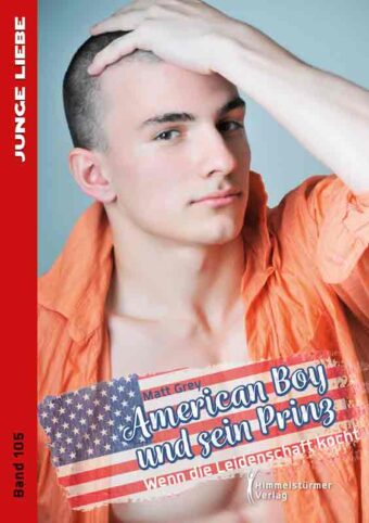 Konstantin möchte sich endlich wieder einmal richtig verlieben. Den richtigen Mann dafür hat er auch schon entdeckt. Lukas soll sein Herzbube sein. Aber kaum hat er sein Ziel erreicht, taucht Chris, sein ehemaliger Freund aus den USA, unverhofft auf. Konstantin muss sich eingestehen, dass er den Amerikaner immer noch liebt. Für wen soll er sich nur entscheiden? Währenddessen klappt es in Sachen Liebe zwischen Jeffrey und Mike immer noch perfekt. Jeff begleitet seinen Partner sogar zu einem Wochenendausflug mit den Rainbow Warriors, das beinahe in einer Katastrophe endet. Harmonischer startet hingegen ihr Campingausflug in die Berge, bis zwei unerwartete Besucher auftauchen. Als nach einem schweren Unfall Mikes Leben gefährdet ist, steht Konstantin seinem Exfreund Jeffrey zur Seite und begleitet ihn durch diese schlimmen Stunden. Keine Unterstützung hingegen kann Jeff von Mikes Eltern erwarten, die er erstmals kennenlernt. Schließlich taucht noch Tom auf, Mikes neuer Auszubildender, und in Jeff erwacht die Eifersucht. Ist sein Freund wirklich so treu, wie er stets vorgibt? Jeffrey ist sich plötzlich nicht mehr so sicher. Endet das Buch mit einer tragischen Trennung oder einem wunderbaren Happy End? American Boy und sein Prinz 5: Wenn die Leidenschaft kocht | Himmelstürmer Verlag